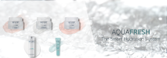 <h4>THE SMART HYDRATION SYSTEM</h4>
<p>&nbsp;</p>
<p>Water is essential both for our everyday life and for our skin to keep looking beautiful. The skin&rsquo;s natural water balance is affected by daily stress and environmental changes, leading it to gradually becoming dehydrated and signs of premature ageing beginning to appear.</p>
<p>SELVERT THERMAL presents the most intelligent cosmetic system in terms of hydration in which original formulas containing cutting-edge ingredients comprehensively work on the skin, all the way from its surface to the deepest layers. This revolutionary system helps the skin recover its hydration and barrier functions, neutralising dryness and meeting each individual customer&rsquo;s specific hydration needs.</p>
<p>AQUAFRESH&rsquo;s design, with its light fragrance and surprisingly cooling texture, allows all women to enjoy unbeatable beautiful skin 24 hours a day during all four seasons of the year.</p>