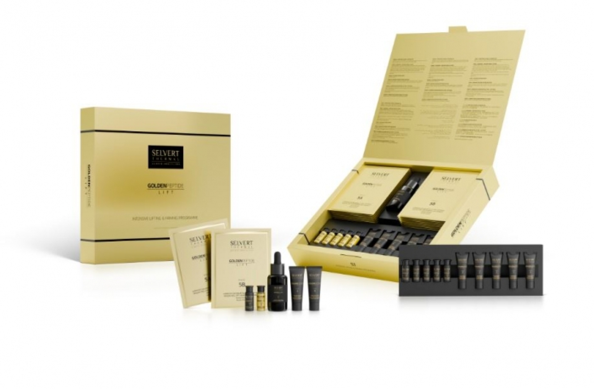 <p>Sublime professional anti-ageing programme that <strong>elevates skin to the ultimate expression of sophistication and care while reversing the signs of ageing. Furthermore, thanks to the synergy of luxurious active ingredients such as gold and diamond, the wide-ranging properties of the new-generation peptides are enhanced. </strong></p>
<p><strong>With the exclusive GDP (Golden Delivery Peptide) Technology and the extraordinary rejuvenating benefits of black orchid,</strong> this treatment offers a unique, enveloping and luxurious sensorial experience, with extraordinary immediate and prolonged results from the very first sessions.</p>
<p>5 treatments</p>